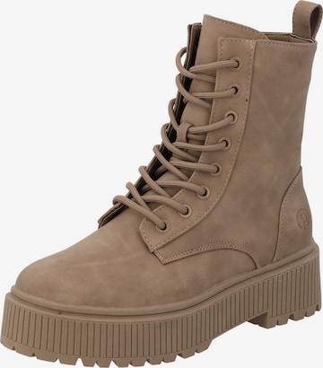 Palado Schnürstiefel 'Palado Leski' in Beige: Vorderseite