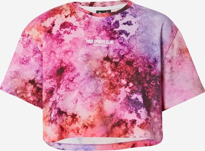 PARI T-Shirt 'SPORTS CLUB' in lila / beere / orangerot, Produktansicht