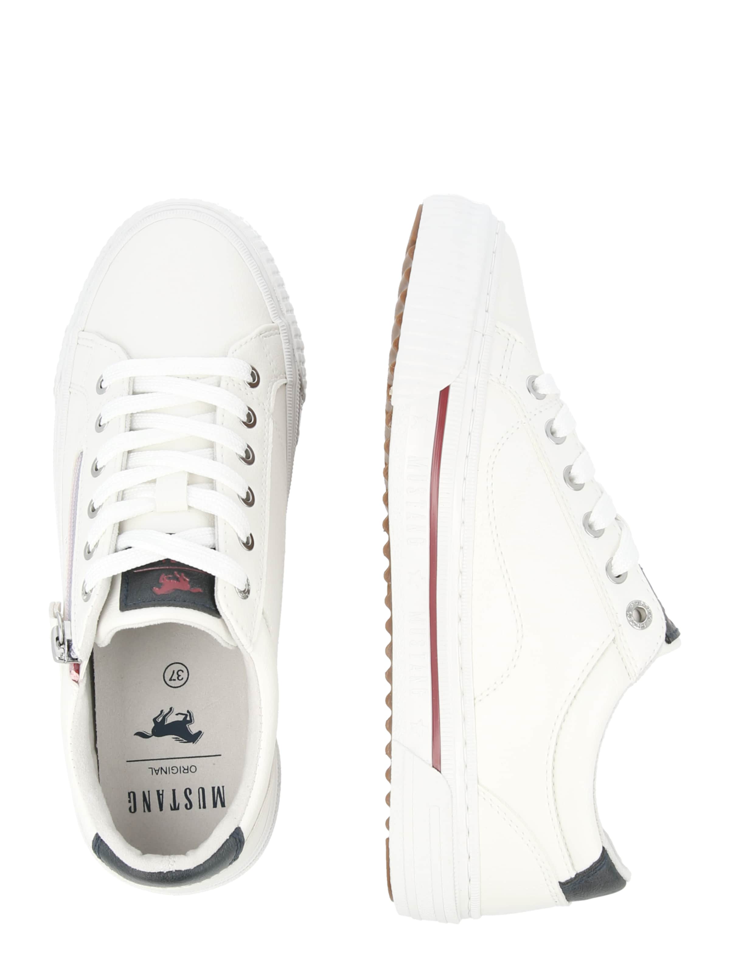 MUSTANG Sneaker low i hvid