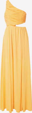 PATRIZIA PEPE - Vestido de noche en amarillo: frente