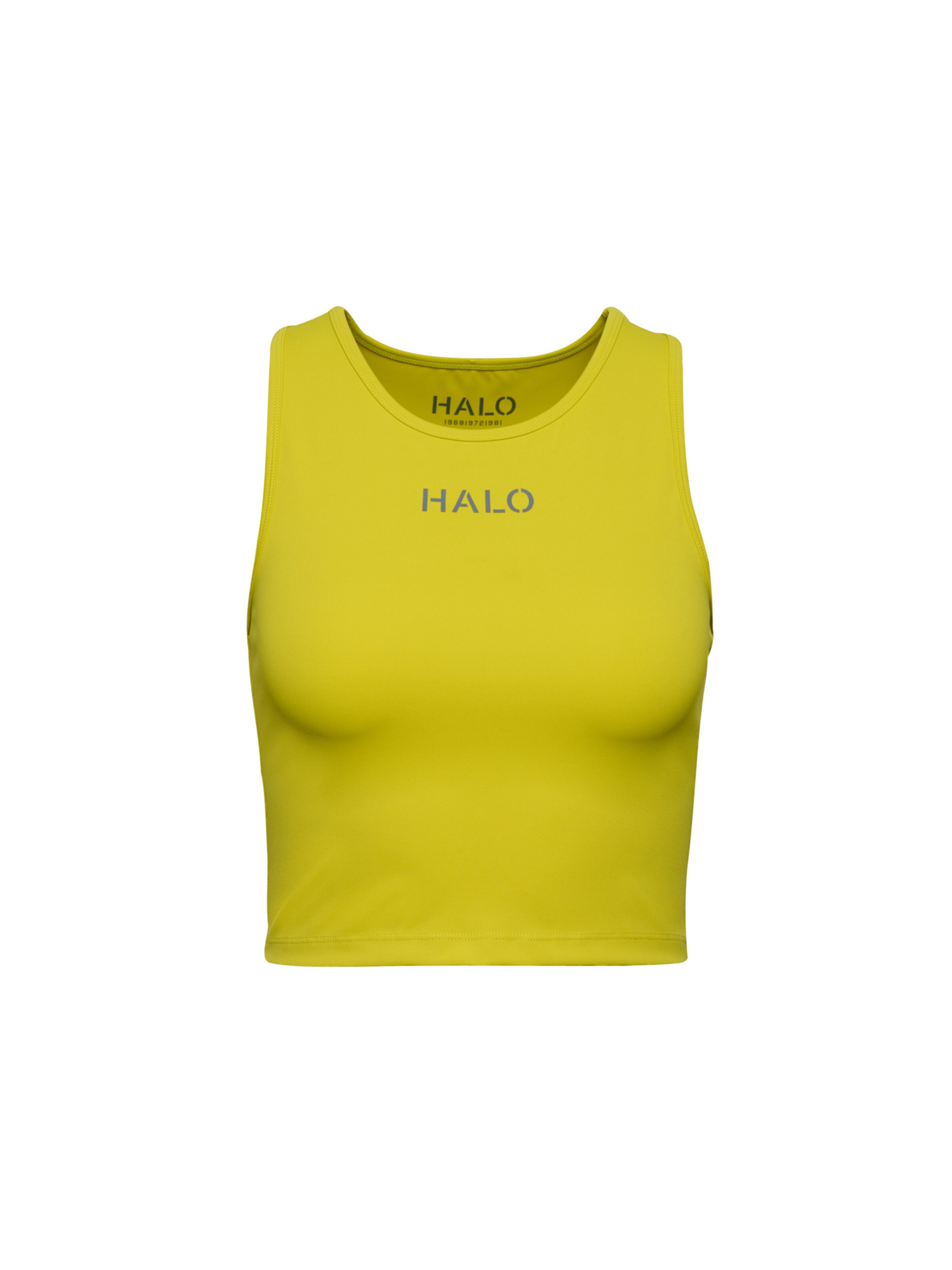 HALO Sporttop in Gelb: Vorderseite