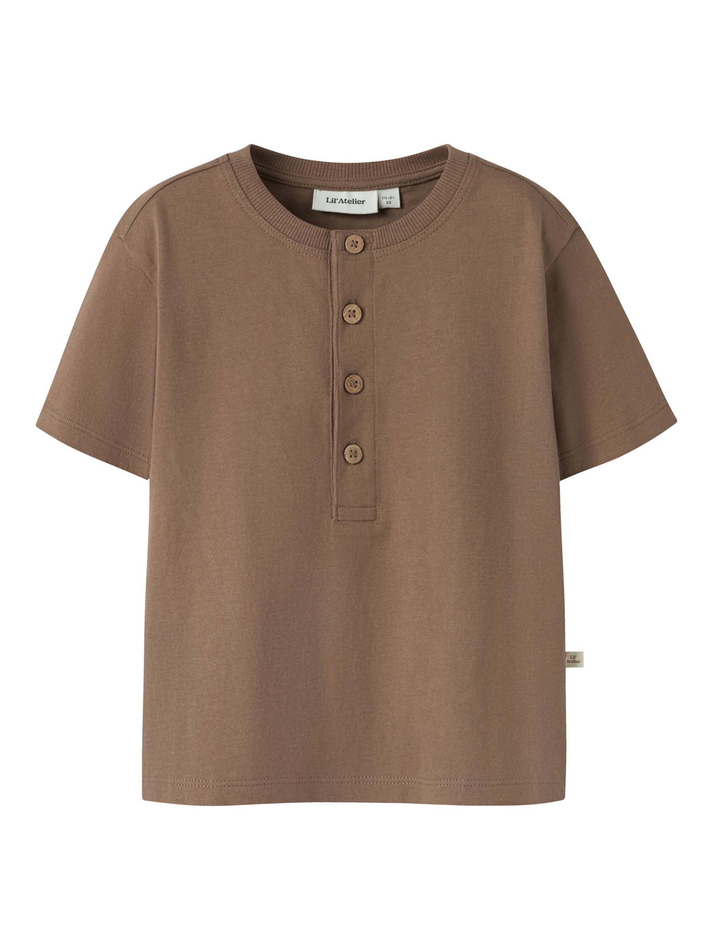 T-Shirt Lil'Atelier en marron : devant