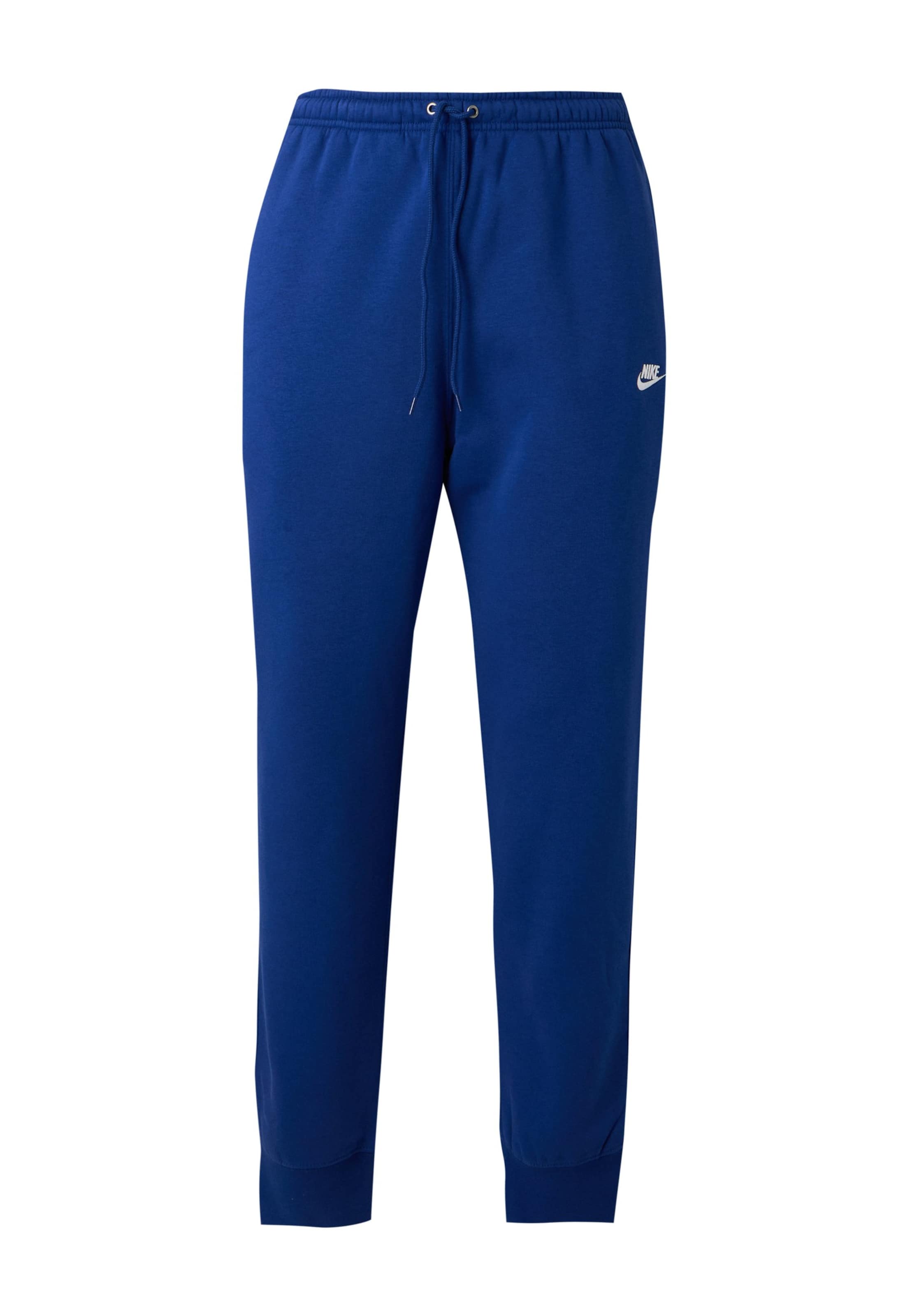 Tapered Pantaloni 'CLUB' de la Nike Sportswear pe albastru: față