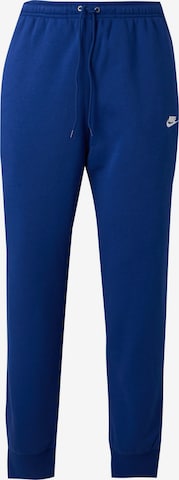 Nike Sportswear Tapered Housut 'CLUB' värissä sininen: etupuoli