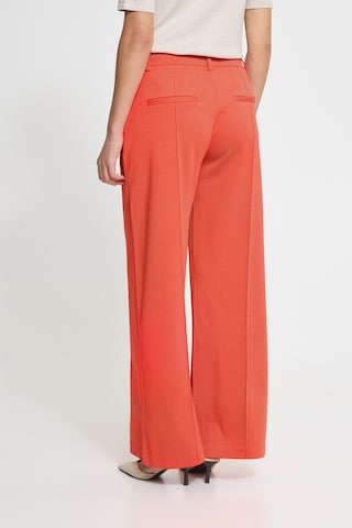 Wide Leg Pantalon 'IHKate' ICHI en orange