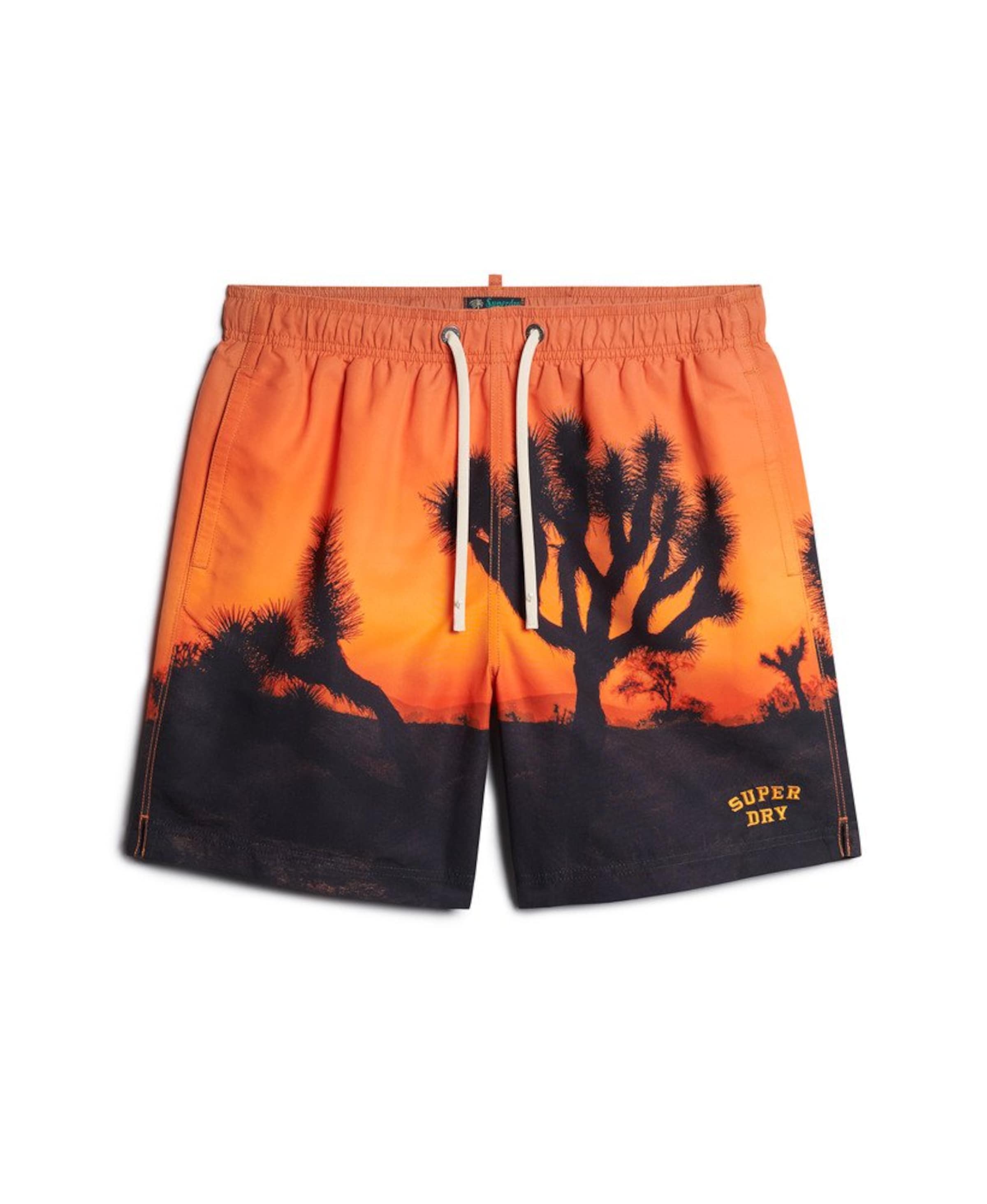 Superdry Zwemshorts in Oranje: voorkant