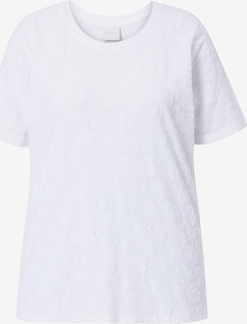 Ulla Popken Shirt in Wit: voorkant