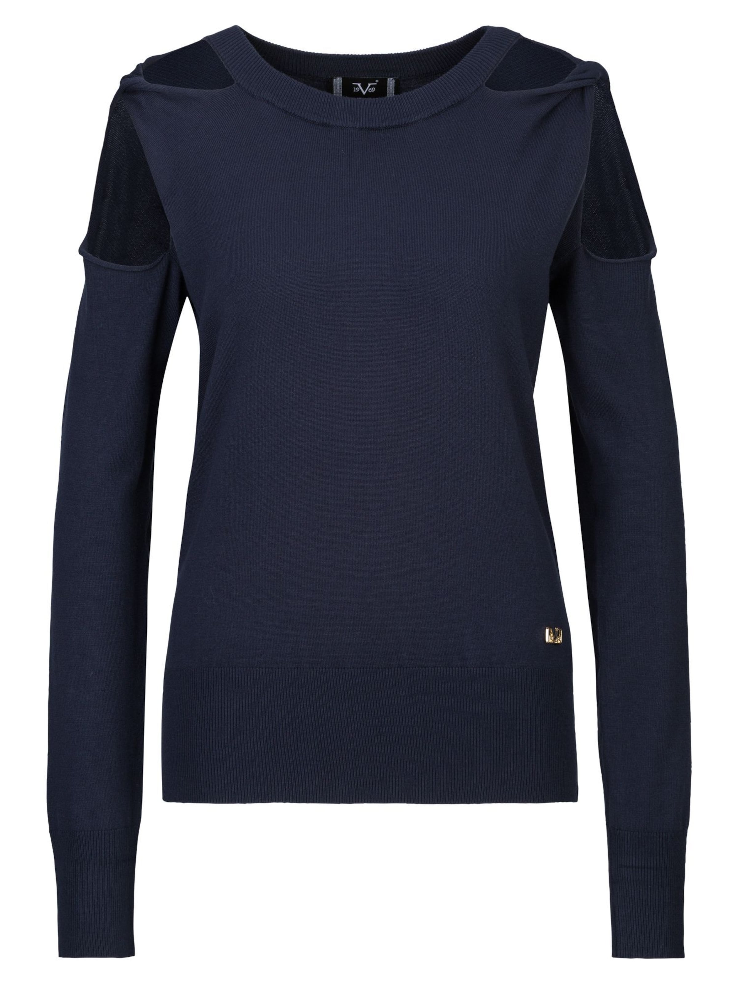 19V69 ITALIA Sweter 'Aloisa' w kolorze niebieski: przód