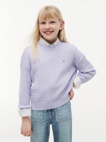 TOMMY HILFIGER Pullover in Lila: Vorderseite