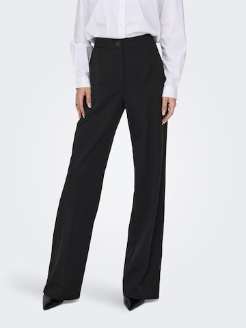 ONLY Loose fit Pleat-front trousers 'MIA' in Black: front