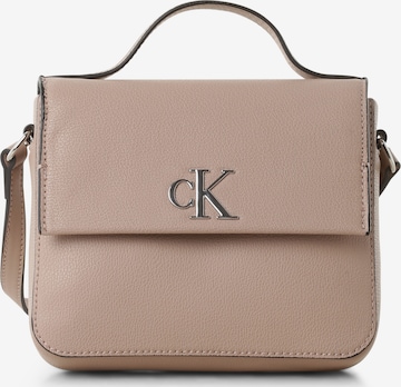 Calvin Klein Jeans Umhängetasche in Beige: predná strana