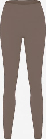 GOD SAVE QUEENS Leggings 'Second Skin Studio High-Waisted Legging' in Bruin: voorkant