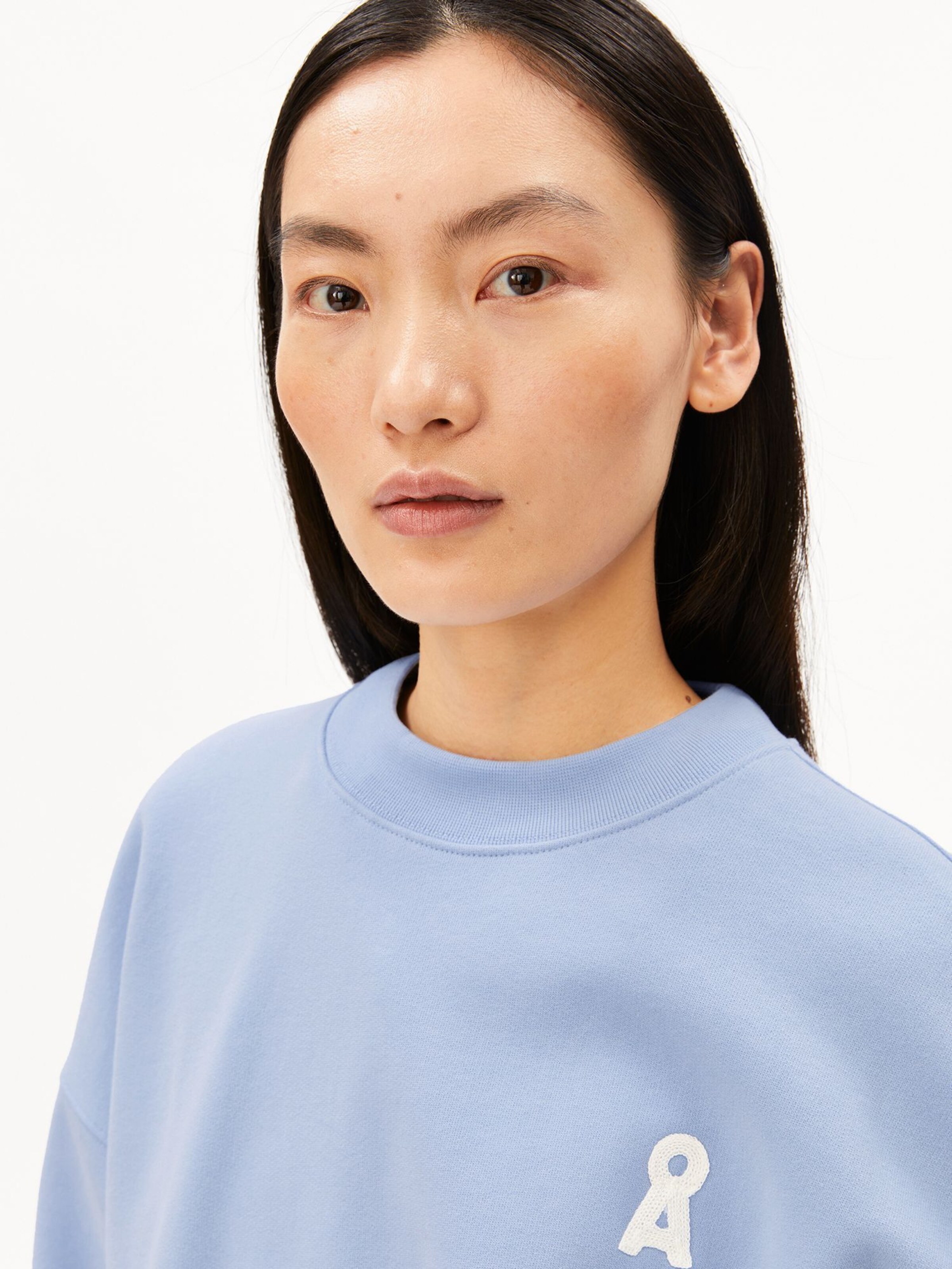 ARMEDANGELS Pullover ICONIC Å ALIZAA in Blau: Vorderseite