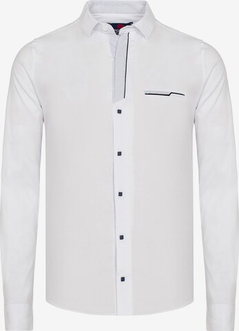 CIPO & BAXX Overhemd 'Mills' in Wit: voorkant