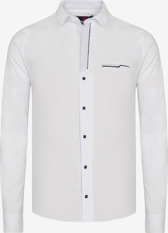 CIPO & BAXX Overhemd 'Mills' in Wit: voorkant