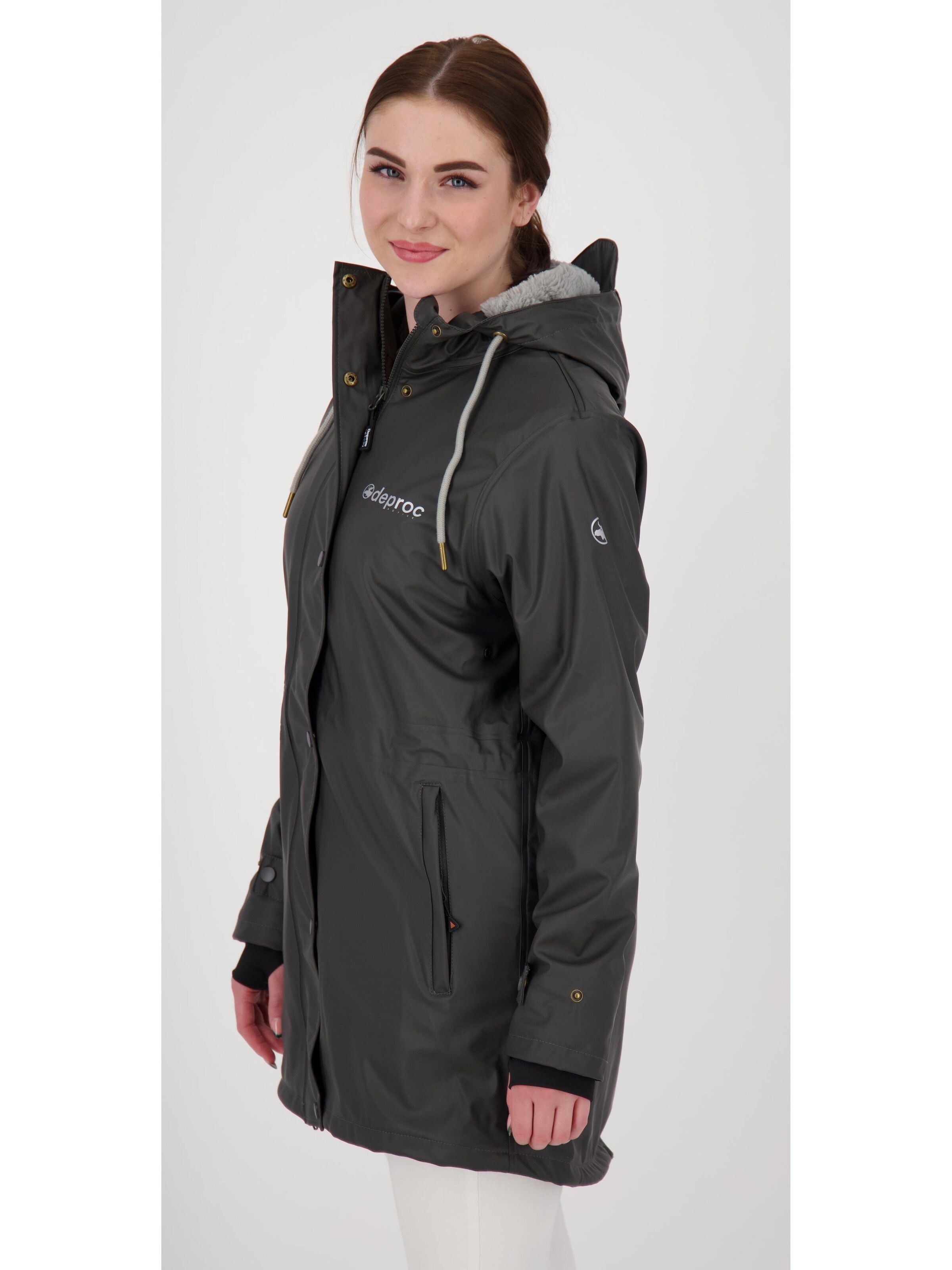 deproc Outdoorjacke 'Friesennerz ELLESMERE WMN'‌‌‌‌‌‌‌ in Grau