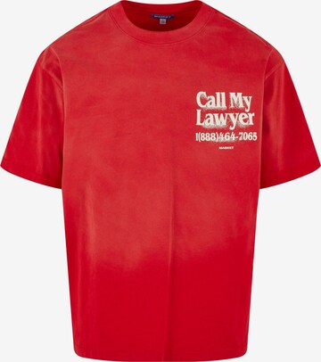 MARKET Shirt 'Call My Lawyer' in Red: front