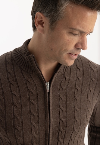 Vestes en maille Felix Hardy en marron