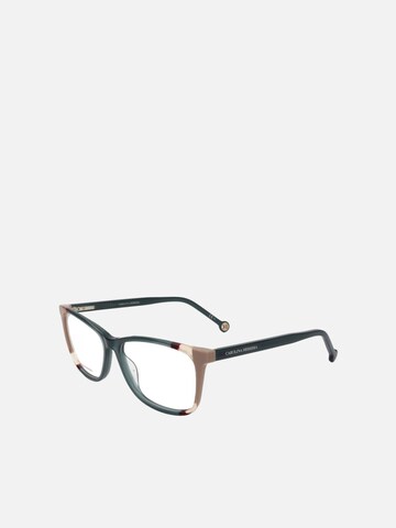Carolina Herrera - Gafas de sol 'Carolina Herrera CH 0066 Teal brown 55/14/145 WOMAN Eyewear Frame' en verde: frente