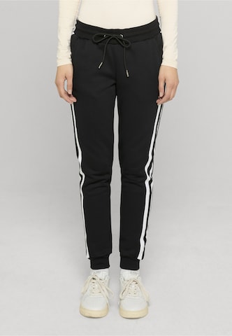 Urban Classics Tapered Nadrág - fekete: elől