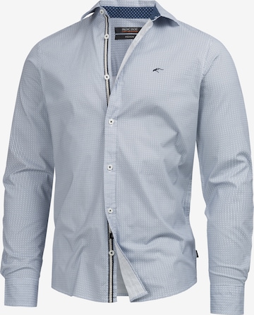 INDICODE JEANS Hemd in Blau: Vorderseite