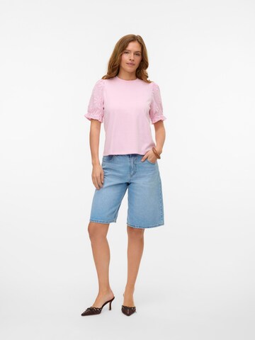 VERO MODA T-Shirt in Pink