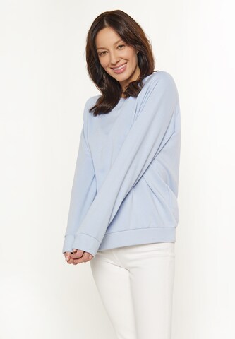 usha BLUE LABEL Sweatshirt 'Casual' in Blauw: voorkant