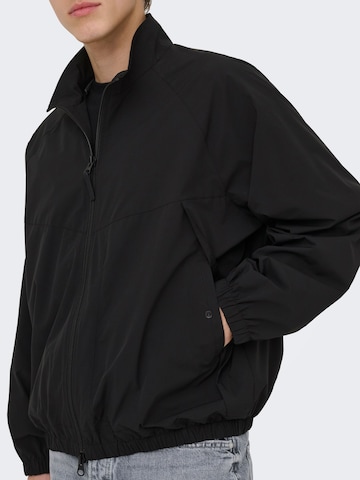 Only & Sons Overgangsjakke 'ONSMatt' i sort