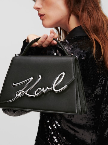 Karl Lagerfeld Чанта с презрамки в черно