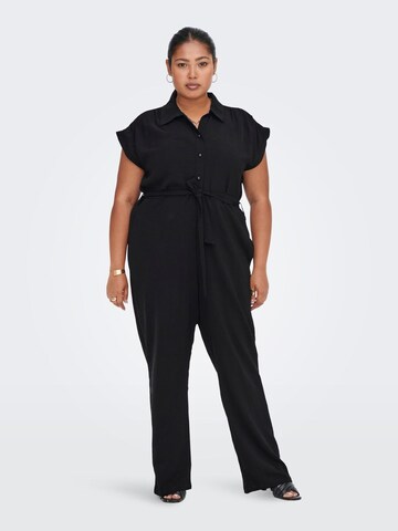 ONLY Carmakoma Jumpsuit in Black: front