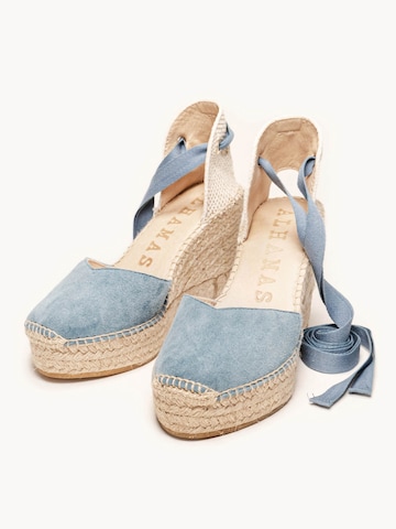 Alhamas Sandaal 'Alpargata' in Blauw