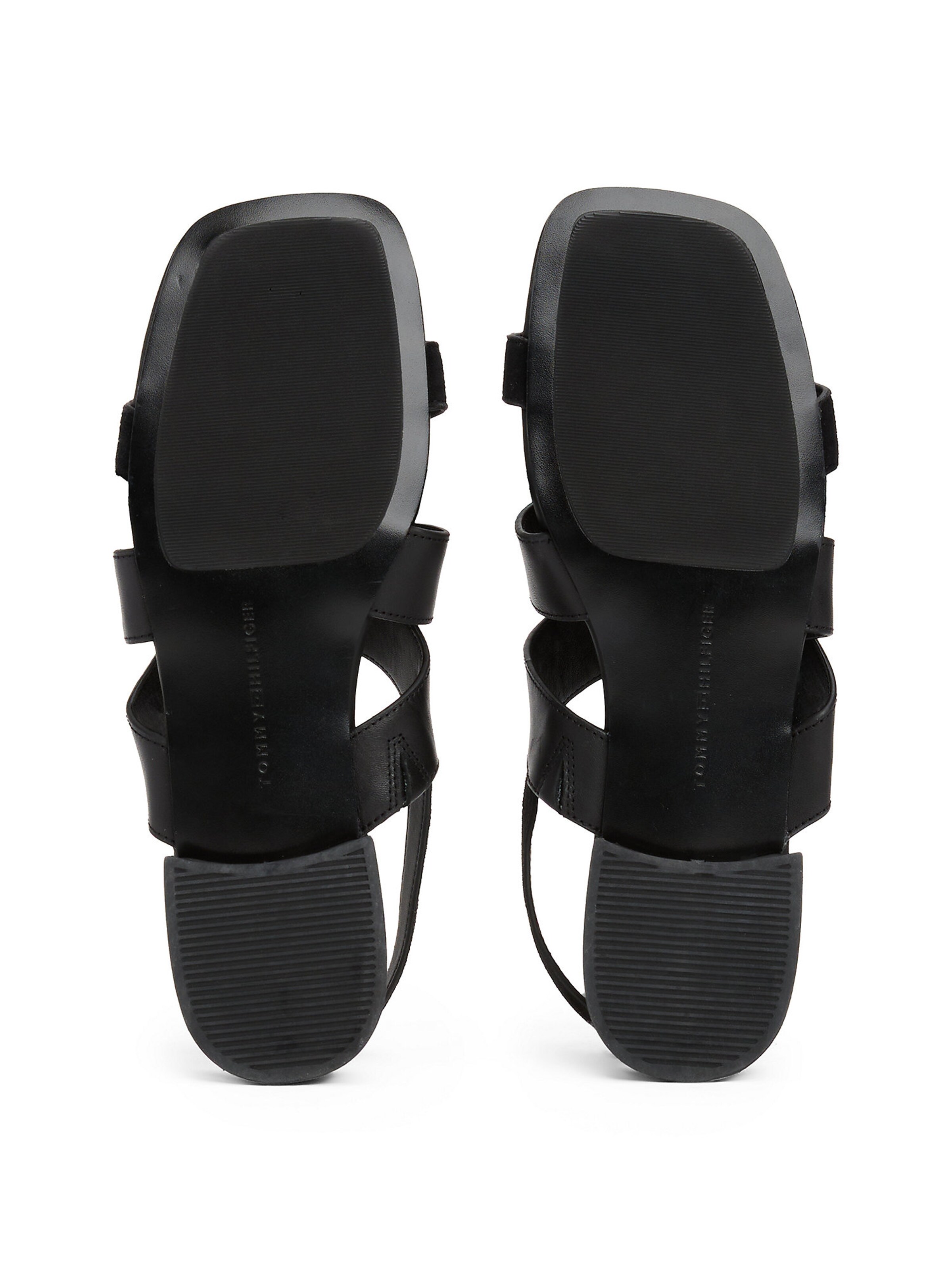 Sandales à lanières TOMMY HILFIGER en noir