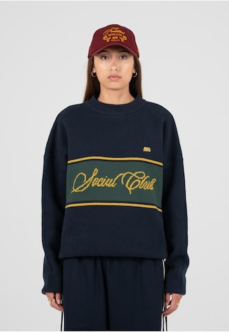 Prohibited Sweater in Blue: front