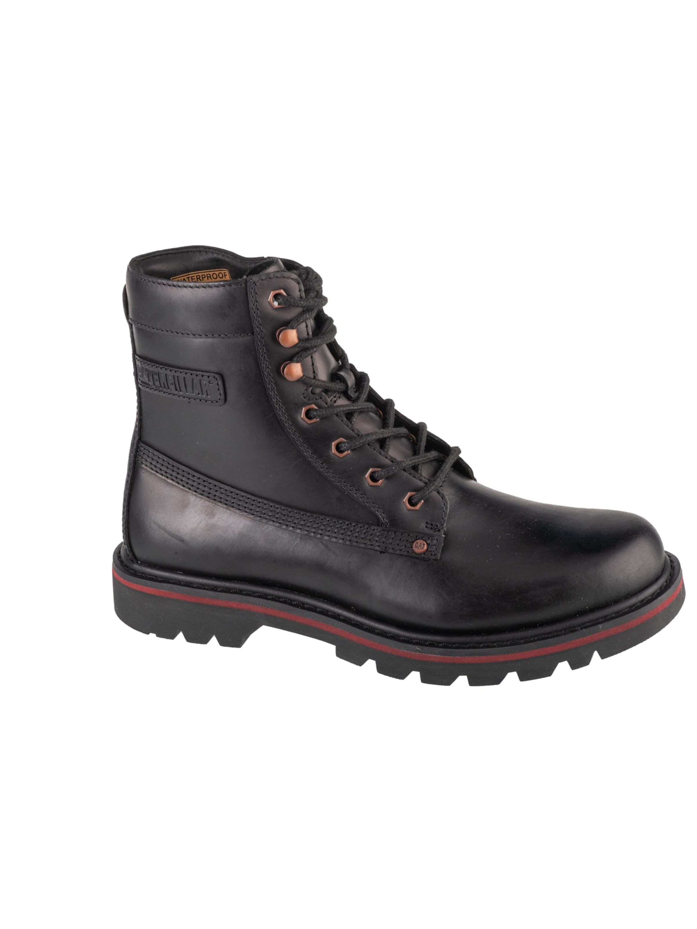 CATERPILLAR Lace-Up Boots 'Colorado Grader WP' in Black: front