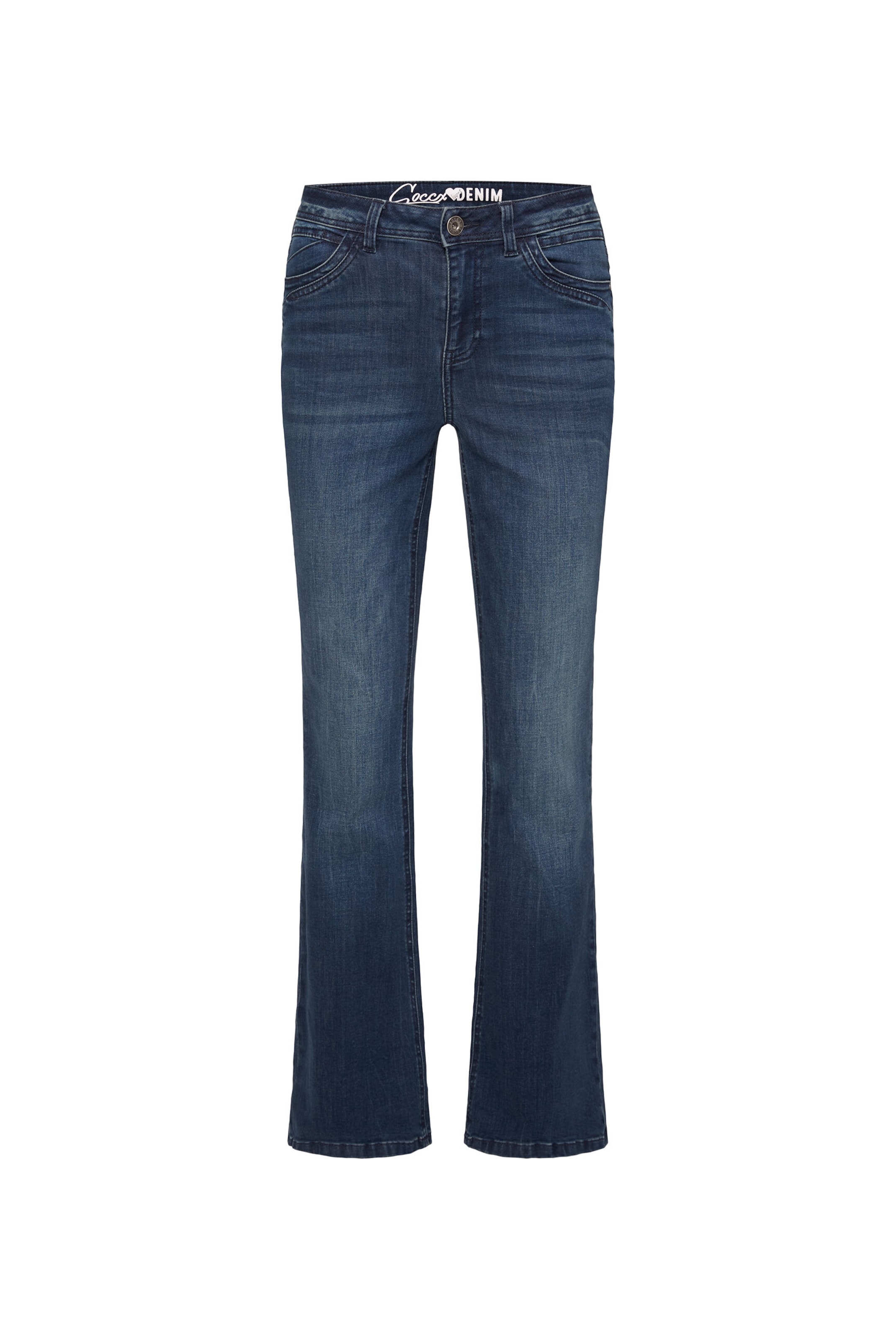 Soccx Flared Jeans 'Pa:La' in Blau: Vorderseite
