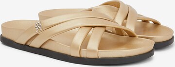 TOMMY HILFIGER Pantolette in Gold