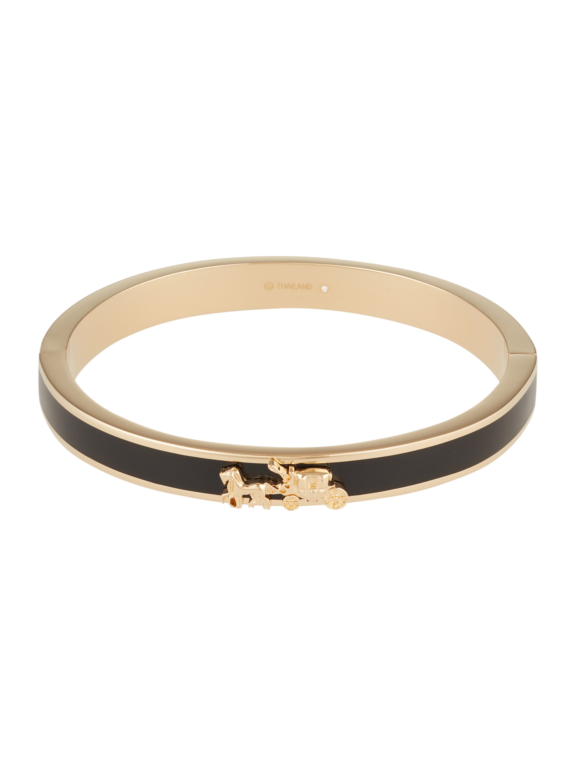 Bracelet COACH en or : devant