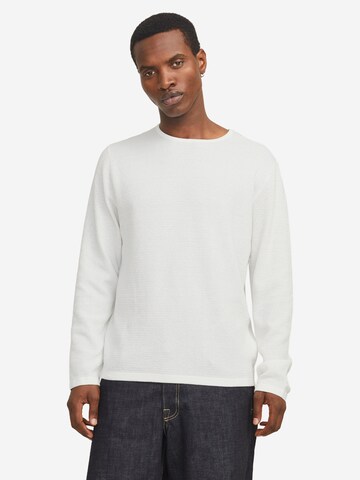 JACK & JONES Sweater 'George' in White: front