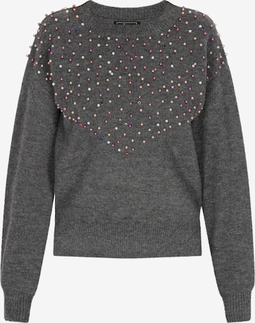 faina Trui in Grijs: voorkant