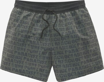 BENCH Badeshorts in Grau: predná strana