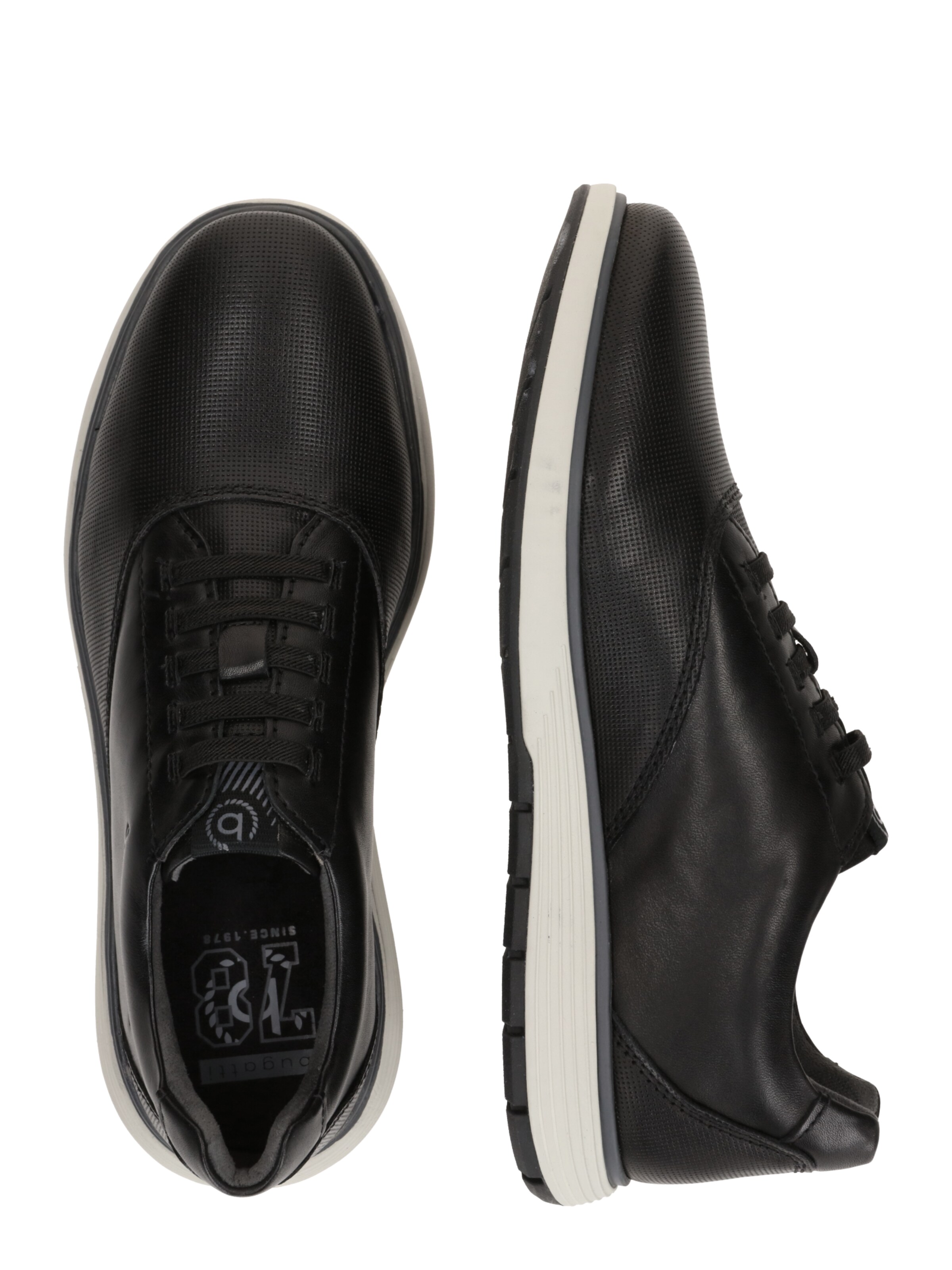 bugatti Snøresko 'AS4' i sort