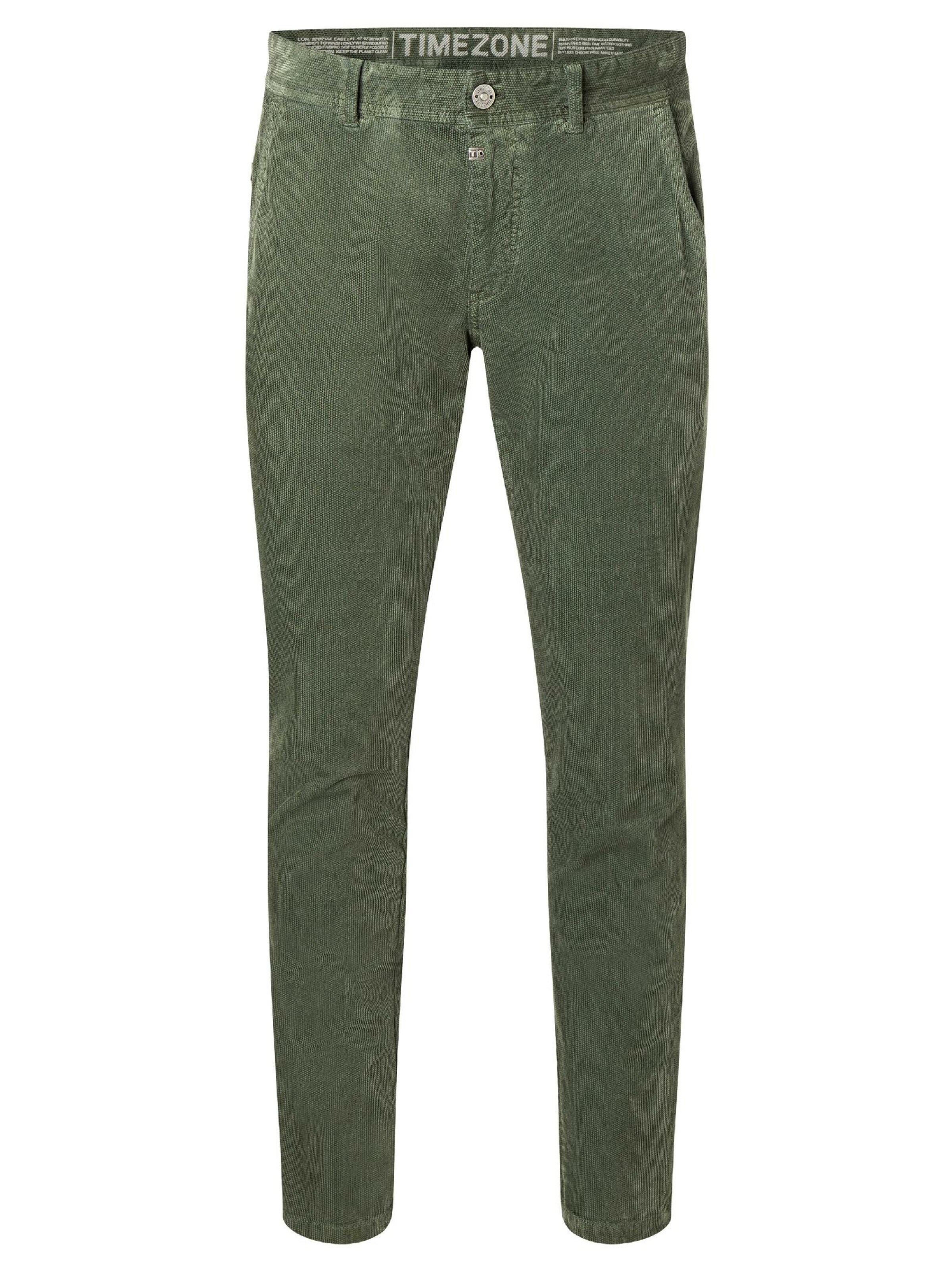 TIMEZONE Hose 'Lui' in Grün: Vorderseite