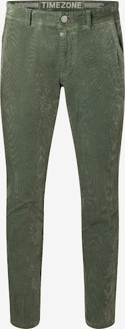 TIMEZONE Hose 'Lui' in Grün: Vorderseite