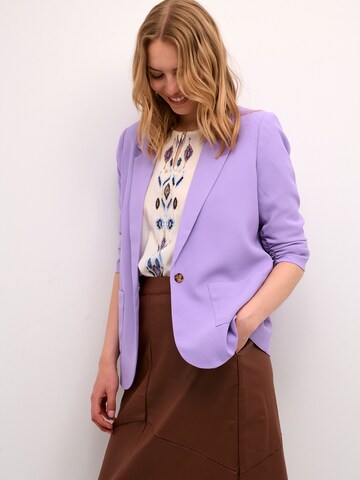 Cream Blazer 'Cocamia' in Purple: front