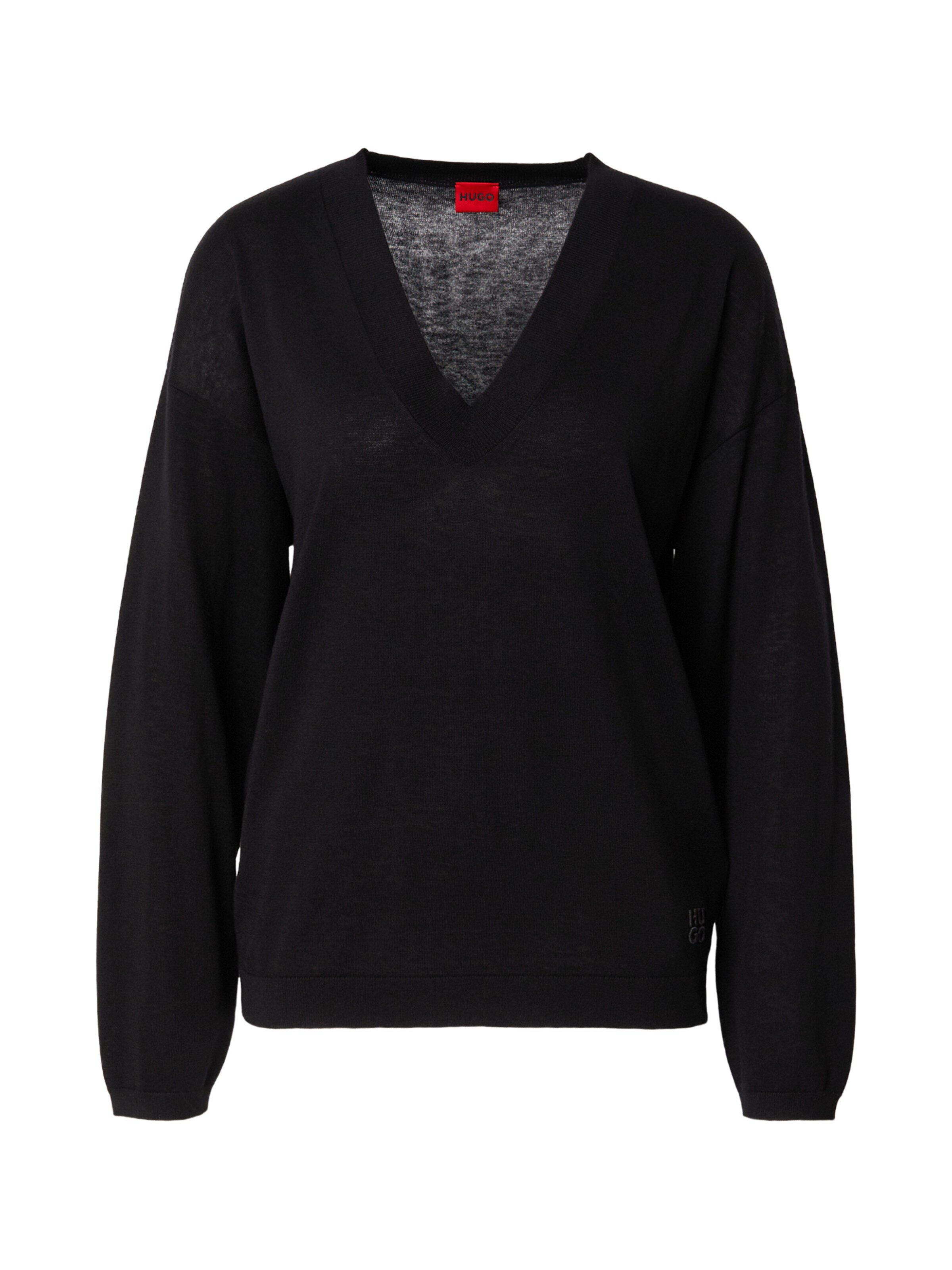 HUGO - Pullover 'Sessarina' em preto: frente