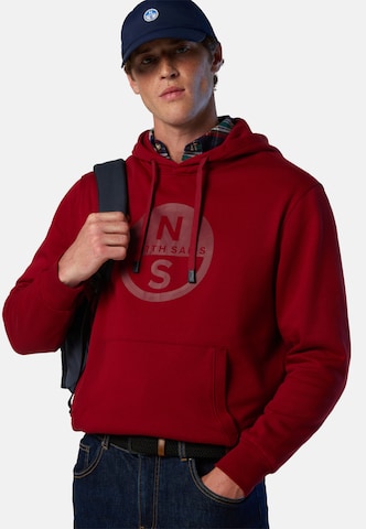 Sweat-shirt North Sails en rouge