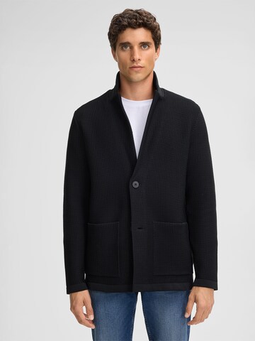 STRELLSON Gebreid vest ' Victor ' in Zwart: voorkant