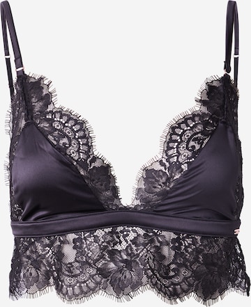 Hunkemöller Kolmio Rintaliivi 'Valerie' värissä musta: etupuoli