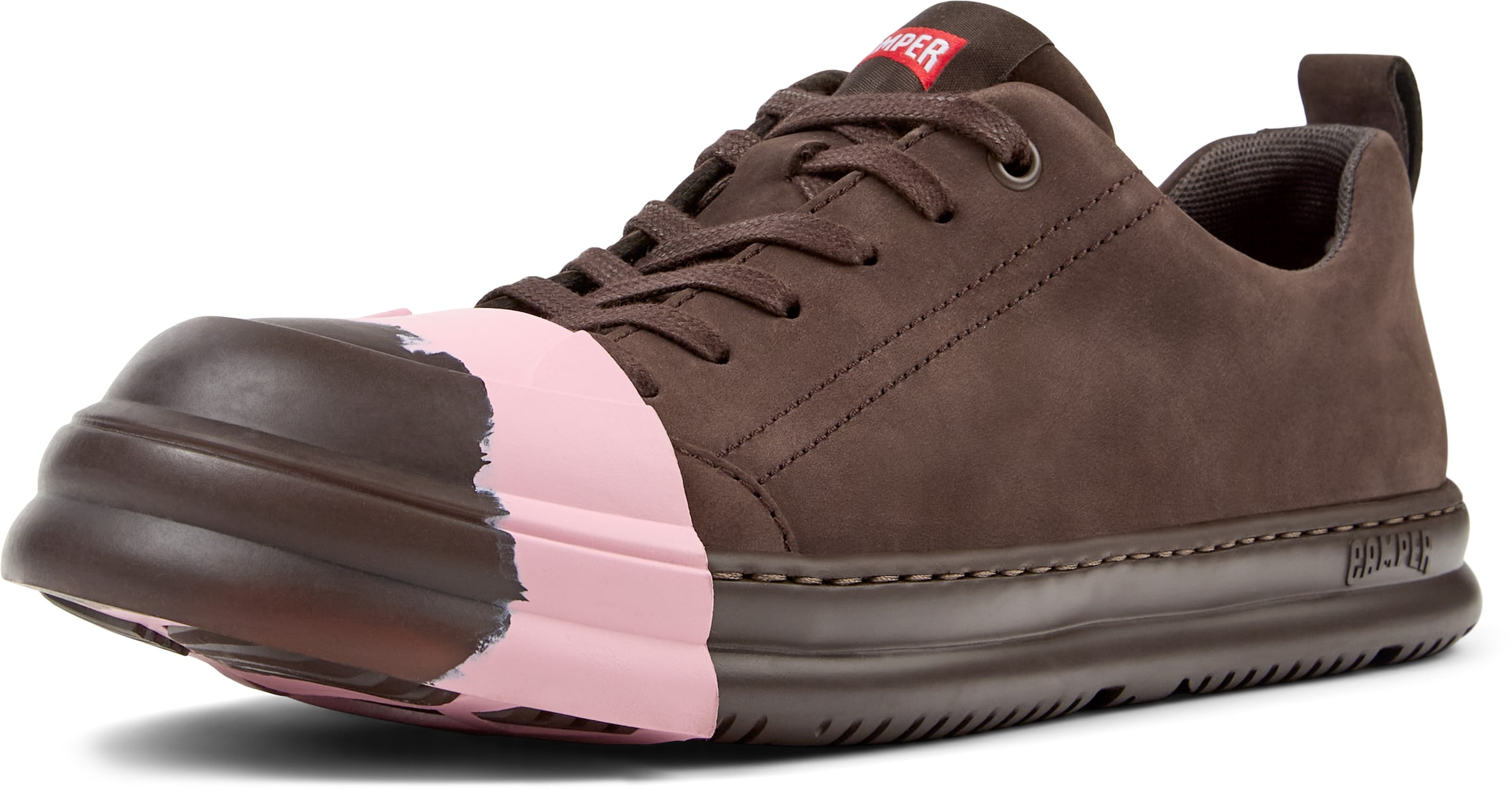 Scarpa stringata 'Junction Runner' di CAMPER in marrone: frontale