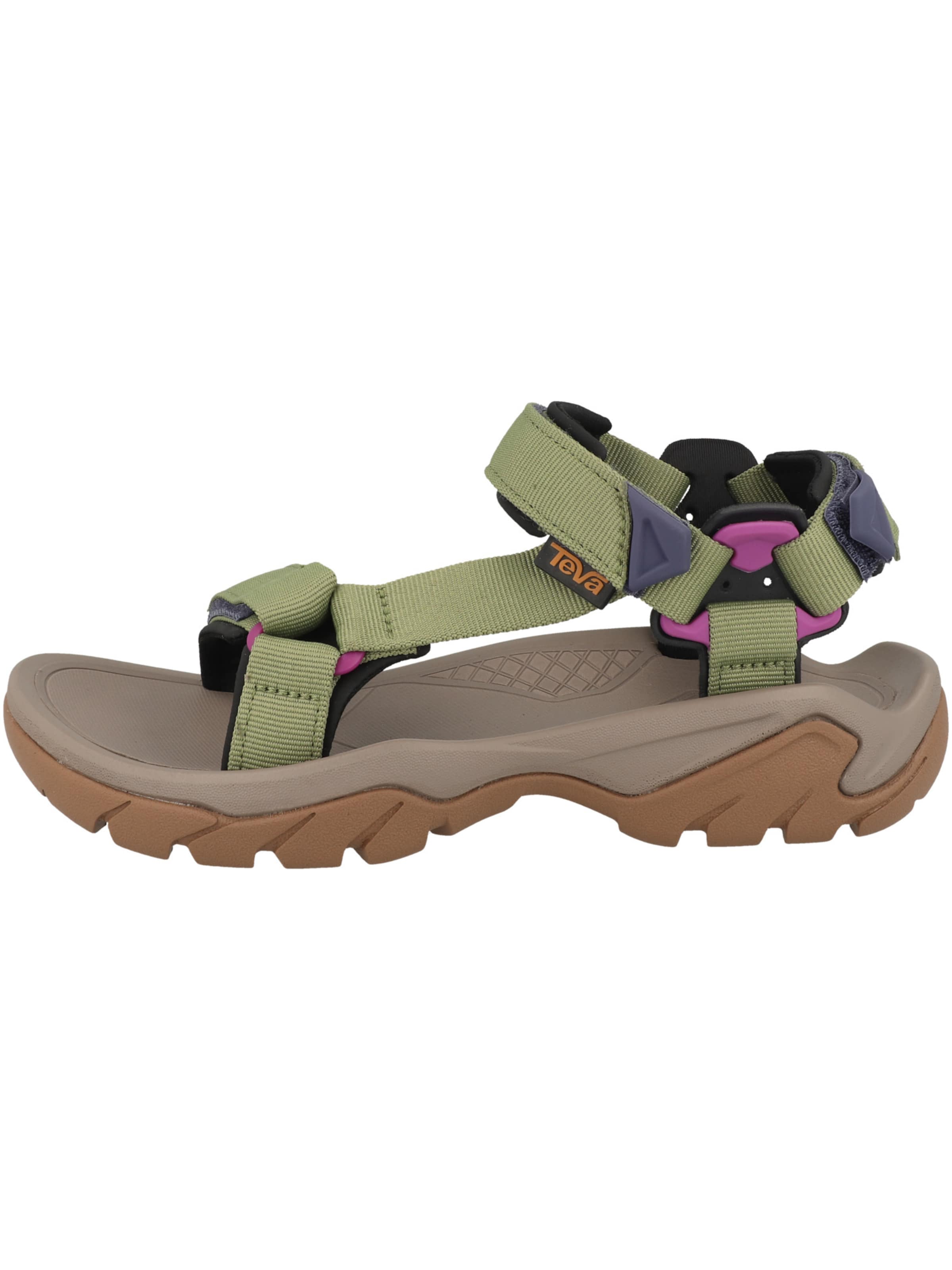 Sandalo da trekking 'Terra Fi 5 Universal' di TEVA in verde: frontale